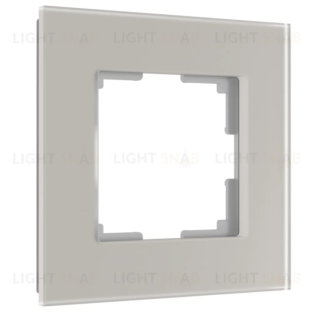 Рамка одинарная Werkel Senso дымчатый, стекло soft-touch a067413 a067413