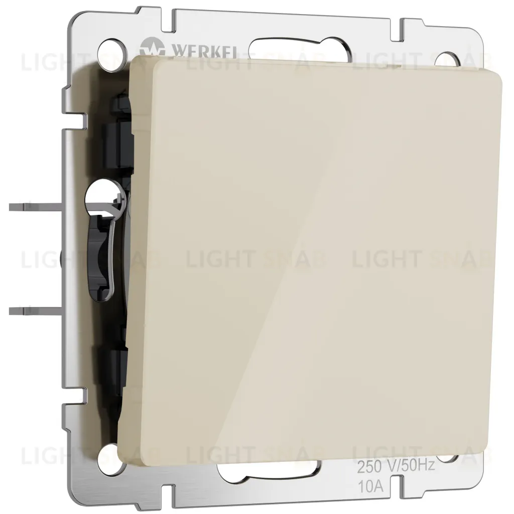 Выключатель одноклавишный Werkel 10A/250В айвори акрил a064052 a064052