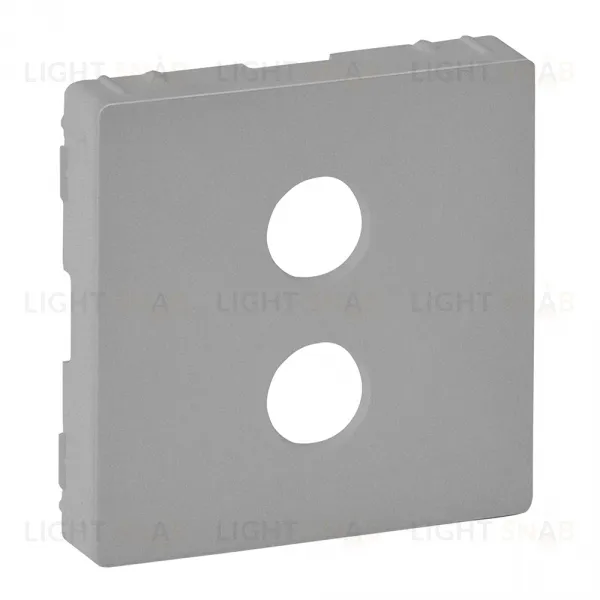 Legrand Valena LIFE Алюм Накладка Аудиорозетки 1-ой "банан" 755282 755282