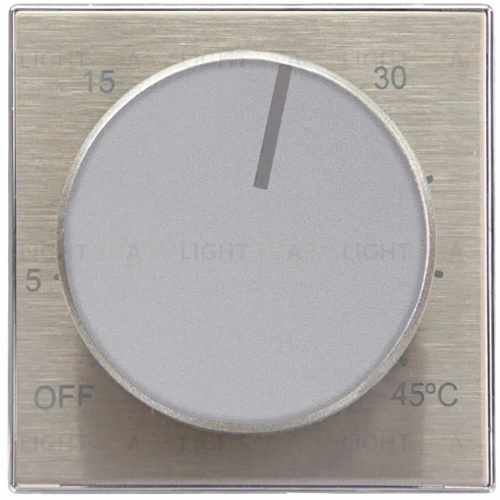 Накладка для терморегулятора ABB SKY, неражавеющая сталь 2CLA854090A1401 2CLA854090A1401