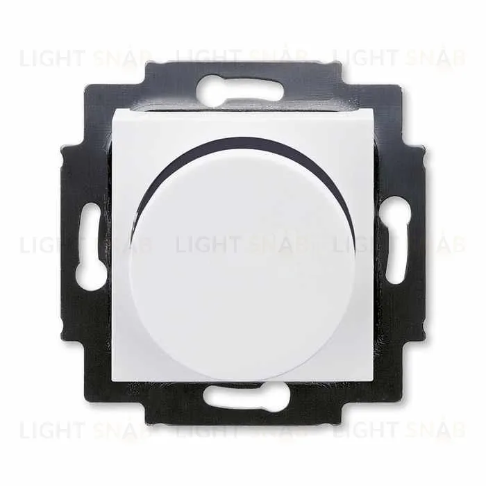 Накладка светорегулятора поворотного ABB Levit Белый-дымчатый чёрный 2CHH940123A4062 2CHH940123A4062