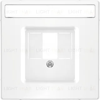 Лицевая панель TAE инофрмационных розеток Merten D-life белый лотос MTN4250-6035 MTN4250-6035