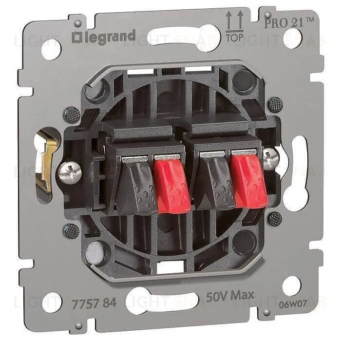 Legrand PRO 21 Мех Аудиорозетка 2-ая, без накладки для Galea Life 775784 775784