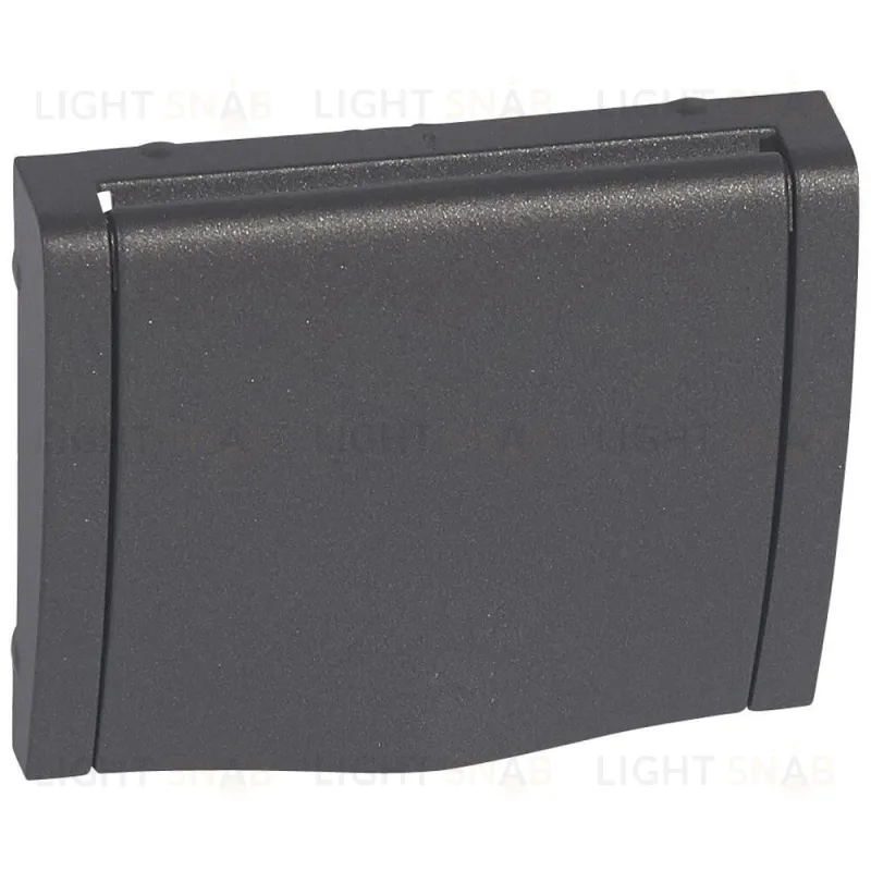 Legrand Galea Life Темная Бронза Накладка розетки с/з, с крышкой, с защитными шторками 771222 771222