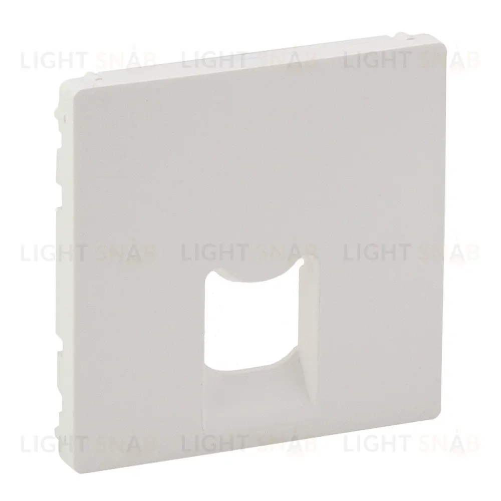 Valena Life Накладка для 1-ных телефонных/компютерных розеток, белая 755410 755410
