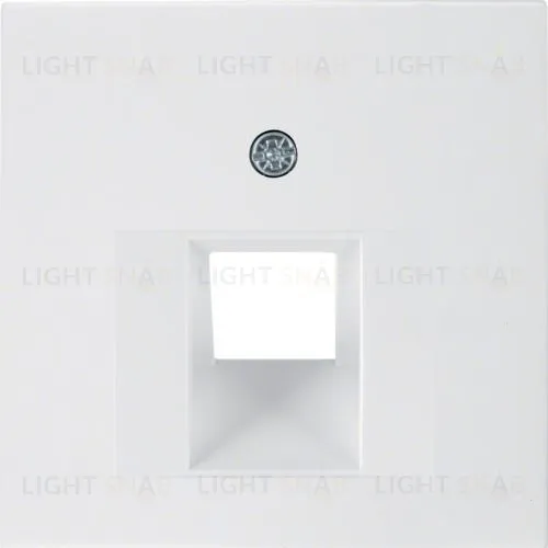 Центральная панель для розетки UAE, S.1, цвет: полярная белизна, глянцевый 14078989 14078989