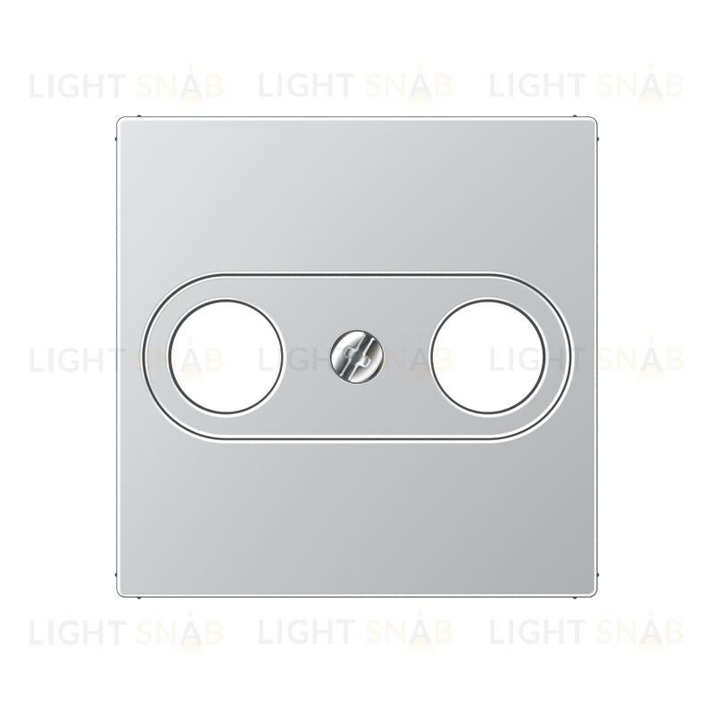 Jung A 500 Алюминий накладка TV-FM розетки A561PLTVAL A561PLTVAL