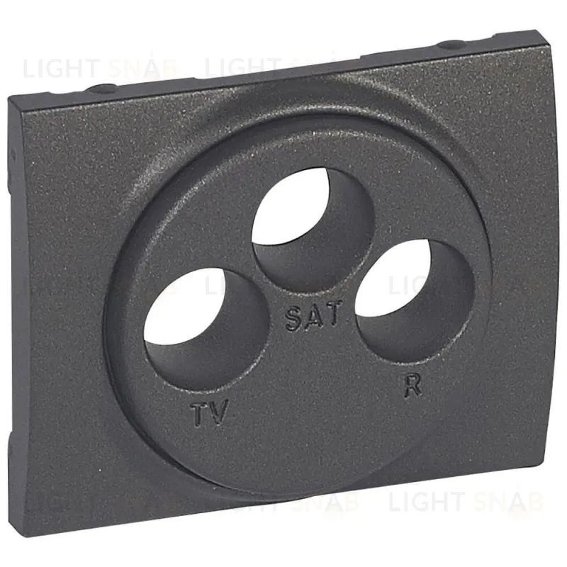 Legrand Galea Life Темная Бронза Накладка TV-FM-SAT розетки 771273 771273