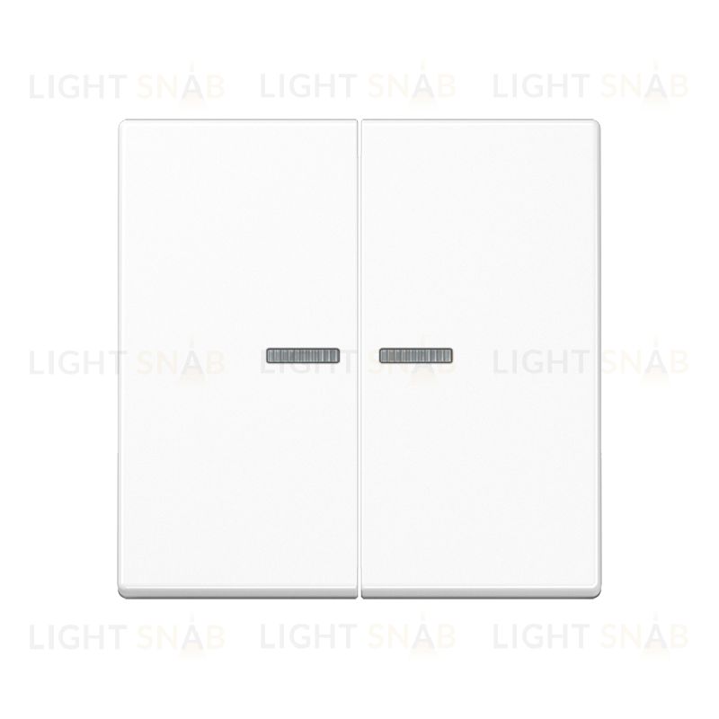 Jung A 500 Белая клавиша 2-я с подсветкой A595KO5WW A595KO5WW