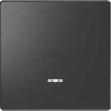 Клавиша одинарная с окошком Merten D-life антрацит MTN3320-6034 MTN3320-6034