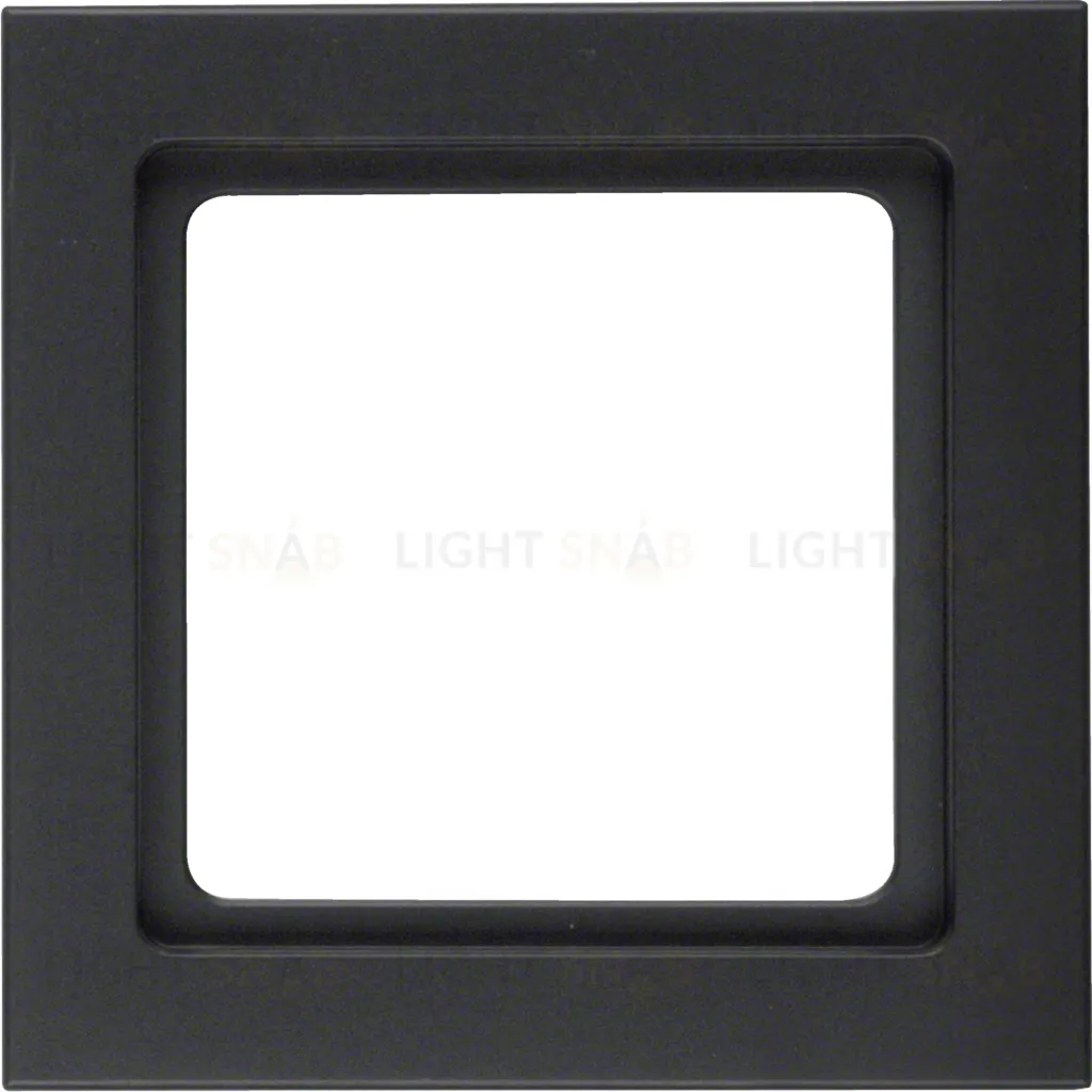 Рамка одинарная Berker Q.3 антрацит с эффектом бархата 10116096 10116096