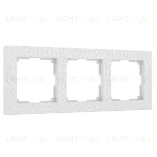 Рамка тройная Werkel Hammer белый a052519 a052519