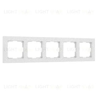 Рамка пятерная Werkel Hammer белый a052529 a052529