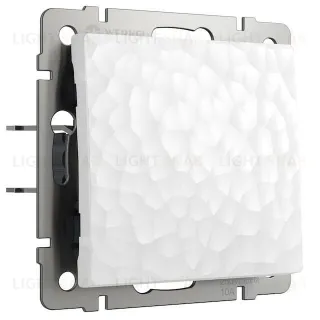 Выключатель одноклавишный проходной Werkel Hammer 10A/250В (из 2-х мест), белый a052027 a052027