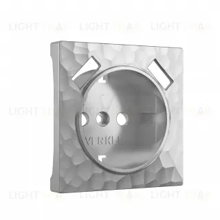 Розетка с заземлением шторками и USBх2 Werkel Hammer 16A/250В, винтовой зажим, серебряный a051141+Накладка Werkel для розетки USB серебряный hammer a051141 + a052147