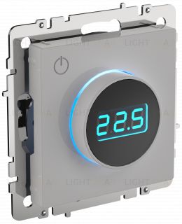 Термостат электронный с датчиком 2,4 м для теплых полов 16А, 3500Вт IEK Brite белый BR-RT11-K01 BR-RT11-K01