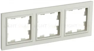Рамка тройная IEK Brite бежевый BR-M32-K10 BR-M32-K10
