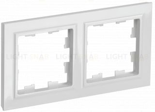 Рамка двойная IEK Brite белый BR-M22-K01-PRO BR-M22-K01-PRO