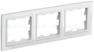 Рамка тройная IEK Brite белый BR-M32-K01 BR-M32-K01
