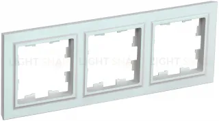 Рамка тройная IEK Brite жемчужный BR-M32-K36 BR-M32-K36