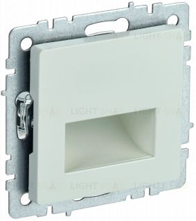 Подсветка белая LED встраиваемая 4000K IEK Brite жемчужный BR-FL20-K36 BR-FL20-K36