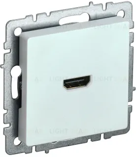 HDMI розетка одинарная тип А IEK Brite, жемчужный BR-H10-K36 BR-H10-K36