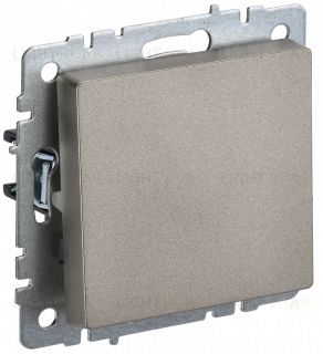 Выключатель одноклавишный проходной IEK Brite, 10A/250В, шампань BR-V12-0-10-K37 BR-V12-0-10-K37