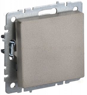 Выключатель 1-клавишный перекрестный 10А IEK Brite шампань BR-V13-0-10-K37 BR-V13-0-10-K37