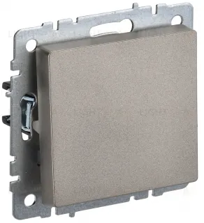 Выключатель одноклавишный IEK Brite, 10A/250В, шампань BR-V10-0-10-K37 BR-V10-0-10-K37