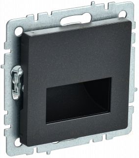 Подсветка белая LED встраиваемая 4000K IEK Brite черный BR-FL20-K02 BR-FL20-K02