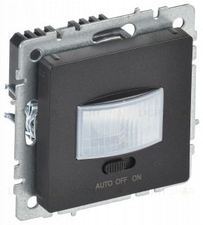 Датчик движения инфракрасный 500 Вт, высота 0,8-1,4м IEK Brite черный BR-MS10-N-150-05-K02 BR-MS10-N-150-05-K02