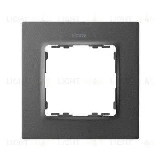 Рамка одинарная Simon 82 Concept титан матовый 8200617-096 8200617-096