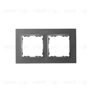 Рамка двойная Simon 82 Concept титан матовый 8200627-096 8200627-096