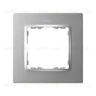Рамка одинарная Simon 82 Concept алюминий матовый 8200617-093 8200617-093