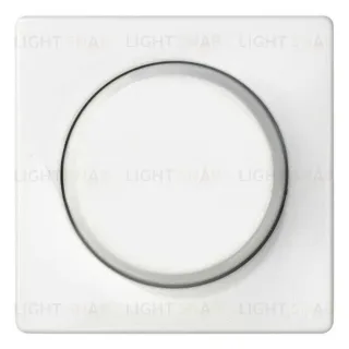 Светорегулятор поворотный 40-300 Вт для ламп накал. галоген. ламп Simon 82 Concept, белый матовый 75311-39+8200054-090 75311-39 + 8200054-090