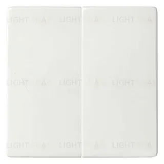 Двухклавишный выключатель кнопочный 10А/250В Simon 82 Concept, белый матовый 75396-39+8200026-090 75396-39 + 8200026-090