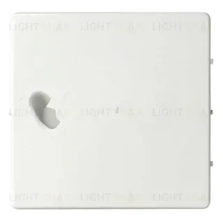 Одноклавишный перекрестный выключатель ( с 3-х мест) c подсветкой 10А/250В Simon 82 Concept, белый матовый 75254-39+8200111-090 75254-39 + 8200111-090