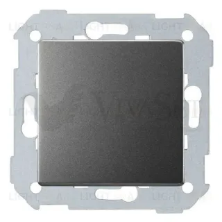 Заглушка Simon 82 Concept, титан матовый 8200800-096 8200800-096