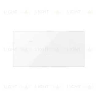 Выключатель одноклавишный проходной нажимной Simon 100 10А/250В, белый глянец 10000201-039+10000010-130 10000201-039 + 10000010-130