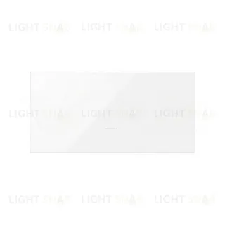 Кнопочный выключатель одноклавишный Simon 100 10А/250В, белый глянец 10000150-039+10000010-130 10000150-039 + 10000010-130