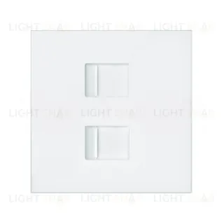 Розетка компьютерная двойная RJ45 6-й кат. Simon 100, белый матовый 10002544-039+10000006-230 10002544-039 + 10000006-230