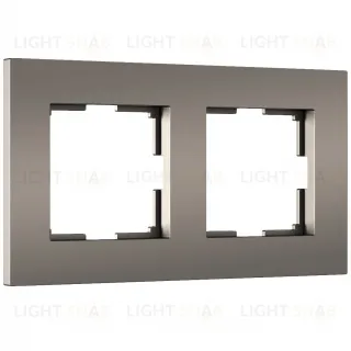 Рамка двойная Werkel Slab бронза матовый a062812 a062812