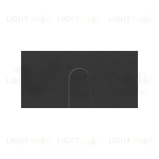 Вывод кабеля узкий (провод от 0,75 до 1 мм) с колодкой на 3 клеммы Simon 100 черный матовый 10000801-039+10000051-238 10000801-039 + 10000051-238