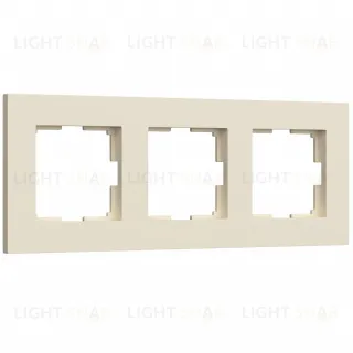 Рамка тройная Werkel Slab айвори матовый a062808 a062808