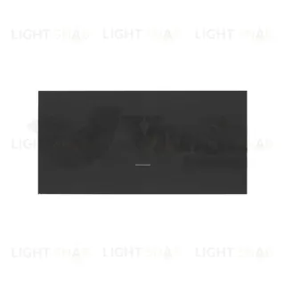 Выключатель одноклавишный перекрестный нажимной Simon 100 10А/250В, черный матовый 10000251-039+10000010-238 10000251-039 + 10000010-238