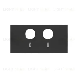 Розетка R-TV+SAT оконечная Simon 100, черный матовый 10000468-039+10000053-238 10000468-039 + 10000053-238