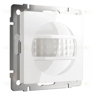 Датчик движения 2-х проводный с выключателем до 500Вт лампы накаливания, до 200Вт LED, Werkel, белый a054896 a054896