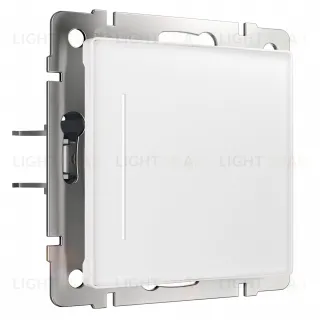 Сенсорный выключатель Werkel одноклавишный с подсветкой белый a063597 a063597