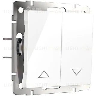 Выключатель управления жалюзи Werkel 10А/250В, белый a051132 a051132