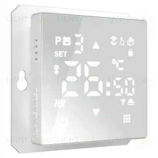 Сенсорный терморегулятор для теплого пола умный дом Werkel 16А/3500Вт, белый a056497 a056497